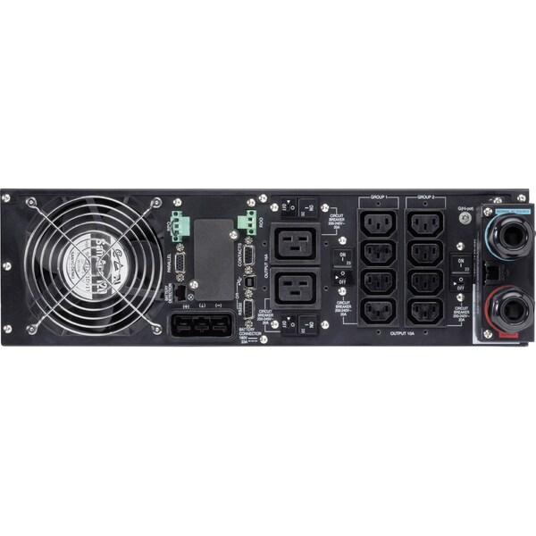 Eaton UPS System, 8kVA, Online/Double Conversion, Out: 120/208V AC In: 120/208V AC - 9PX8KSP