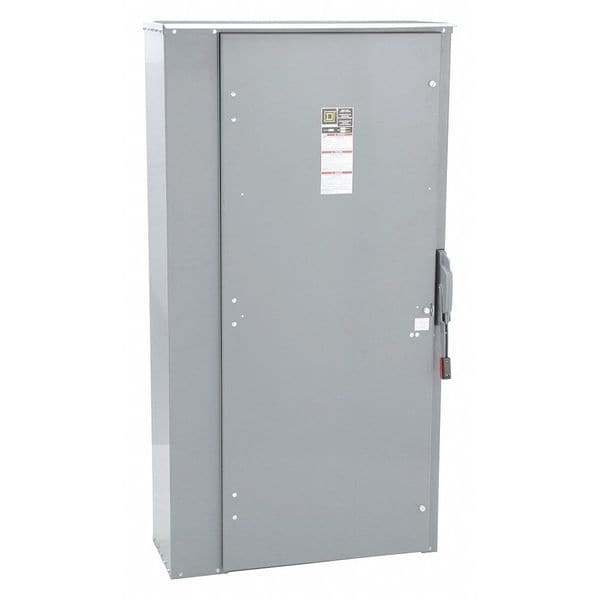 Interruptor de seguridad con fusible de un solo tiro Square D, servicio pesado, 600V CA/CC, 3PST - H367NR