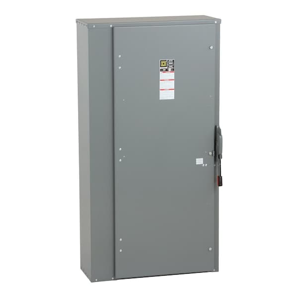 Interruptor de seguridad Square D de un solo tirón con fusible, de servicio pesado, 240V CA/250V CC, 3PST - H327N