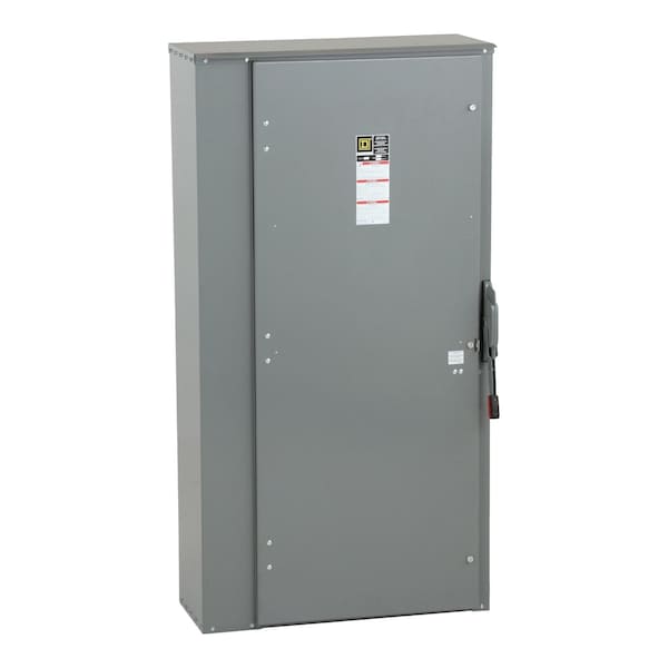 Interruptor de seguridad de un solo tiro sin fusible Square D, servicio pesado, 600V CA/CD, 3PST - HU368R