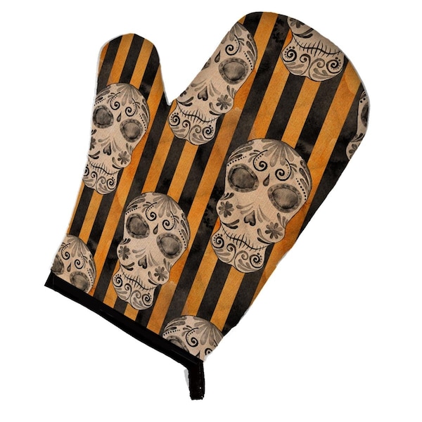 Carolines Treasures Watecolor Halloween Day of the Dead Head Oven Mitt - BB7527OVMT