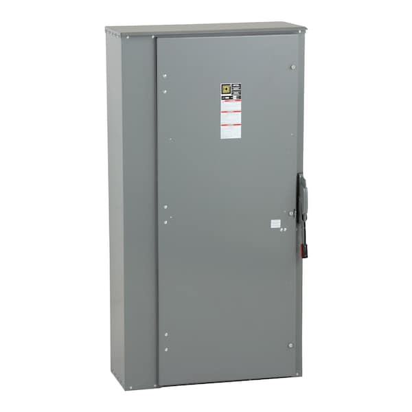 Interruptor de seguridad con fusible Square D de un solo lanzamiento, uso rudo, 600V CA/CD, 3PST - H368R