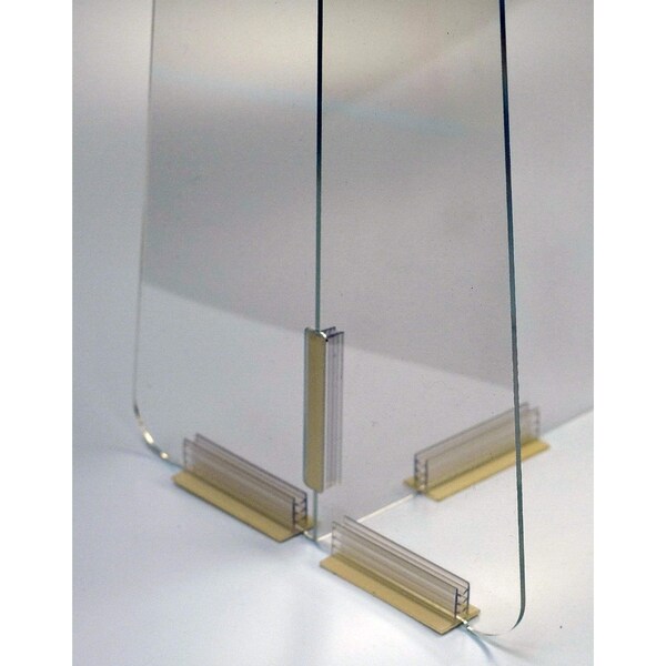 Vestil Cashier Guard 31x28 - 1/8" Polycarbonate 15x5 Slot - CG1-PB-AC-08
