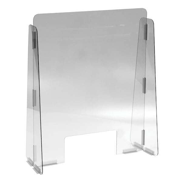 Vestil Cashier Guard 23x28 - 1/8" Polycarbonate 11x5 Slot - CG1-PA-AB-08