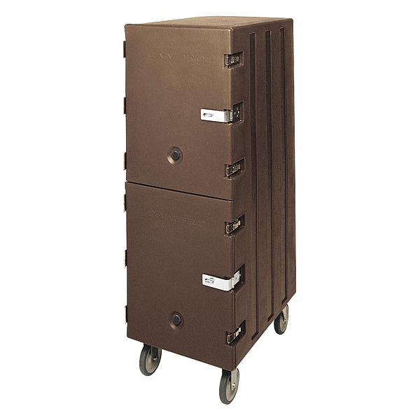 Cambro Food Delivery Cart, Trays, Tamper, Brown - EA1826DTCSP131