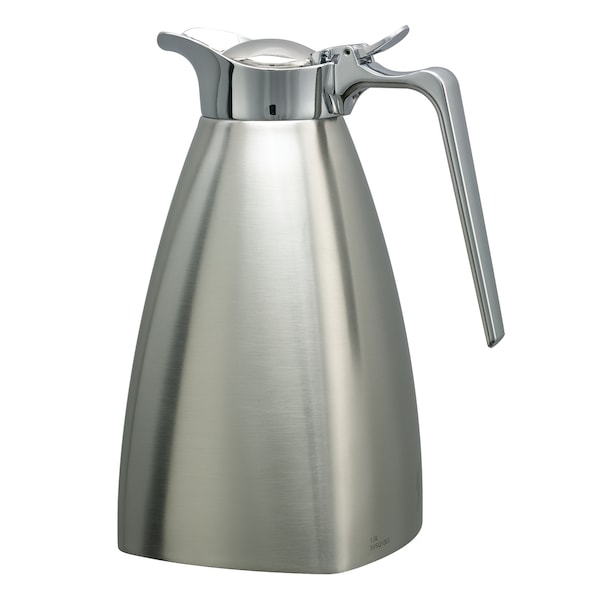 Service Ideas Square Server, Vacuum insulated, 1L, Brushed Stainless Steel - SVSQ10BS