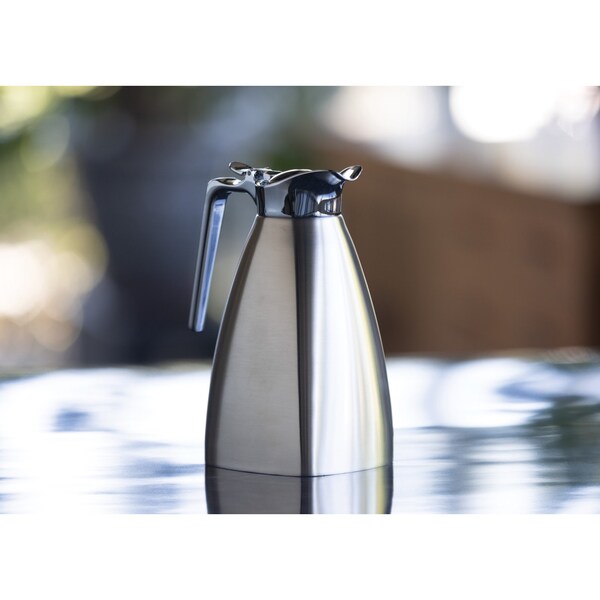 Service Ideas Square Server, Vacuum insulated, 1L, Brushed Stainless Steel - SVSQ10BS