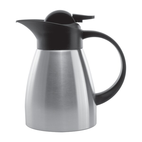 Service Ideas Stainless Touch Server, Vacuum insulated, 20 oz., Stainless Steel - KVP67