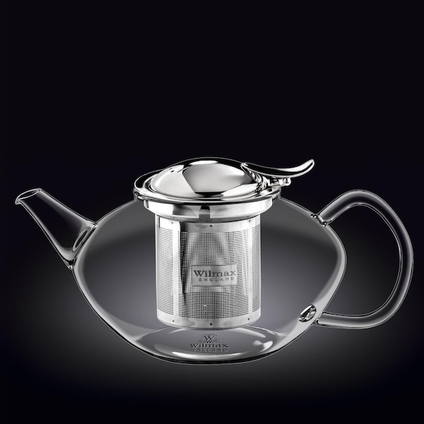 Wilmax WL-888806-A 52 fl oz Bamboo Tea Pot, 18PK - WL-888806/A