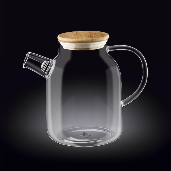 Wilmax WL-888811-A 54 fl oz Bamboo Tea Pot, 12PK - WL-888811/A