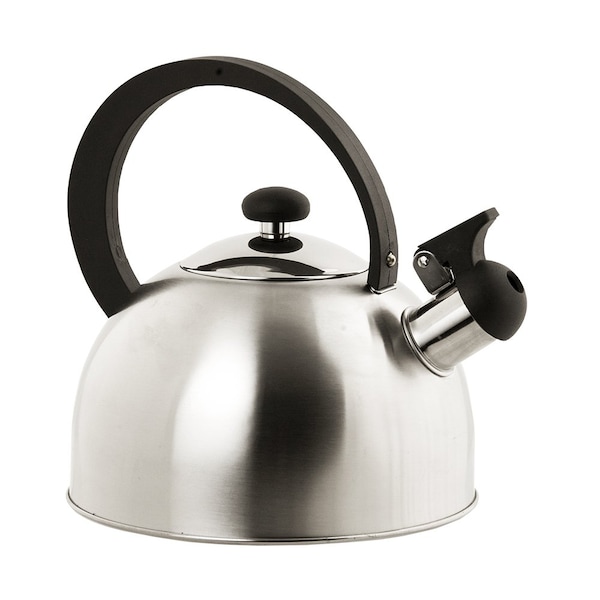Hds Trading 85 oz Stainless Steel Tea Kettle, Silver - ZOR95891