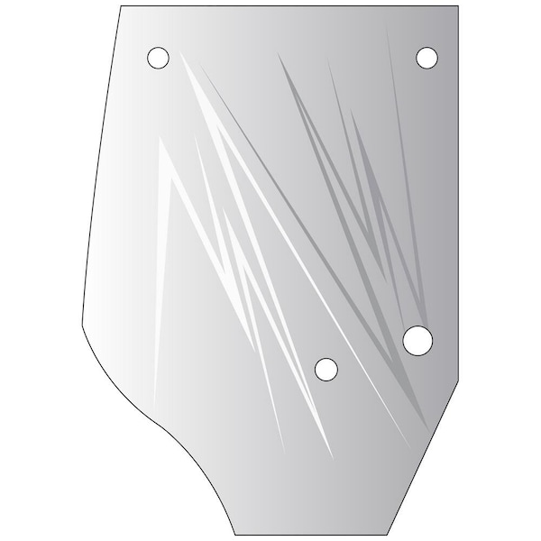 Aftermarket AM248724A1 Upper Door Glass  Left Hand - AM248724A1-ABL