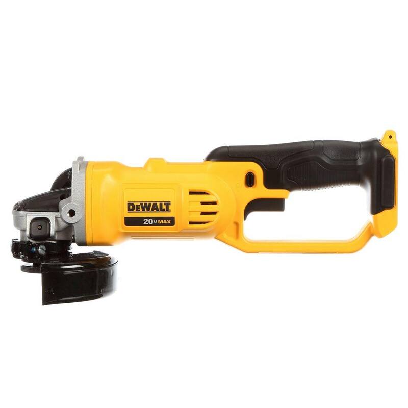 DEWALT 20V MAX Inalámbrico 4.5 in. - 5 in. Amoladora y (1) Batería de Iones de Litio Compacta 20V MAX 4.0Ah - DCG412BW240