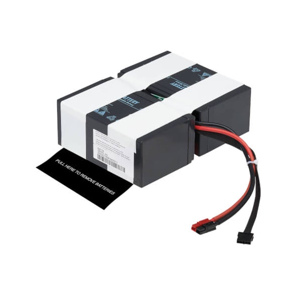 Tripp Lite UPS Battery, SUINT1000LCD2U UPS System, (2) 12V DC, 9 Ah, Pre-wired - RBC24S