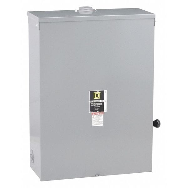 Interruptor de seguridad Square D sin fusible, servicio pesado, 240V CA, 3PDT, 200 A, NEMA 3R - DTU324NRB