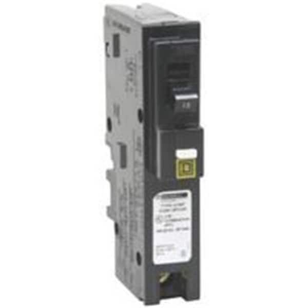 Square D Combination Circuit Breaker, HOM Series, 15A, 1 Pole, 120V AC, 10kA - 6562789