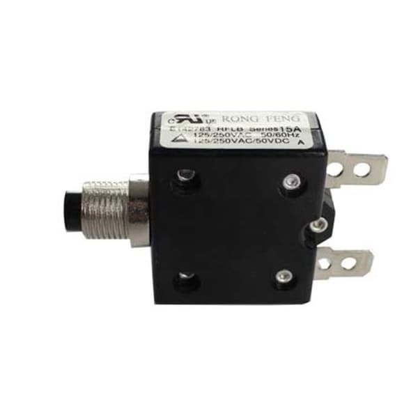 Airbagit Airbagit AIR-CIRCUIT-07A Resettable 15 Amp Circuit Breaker For Closeor Other Uses - AIR-CIRCUIT-07A