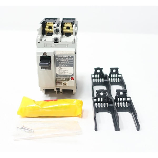 Fuji Electric Molded Case Circuit Breaker, 5A, 2 Pole, 240V AC - SA52RCUL-5A