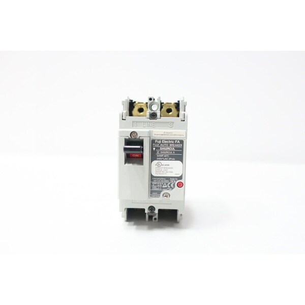 Fuji Electric Molded Case Circuit Breaker, 5A, 2 Pole, 240V AC - SA52RCUL-5A