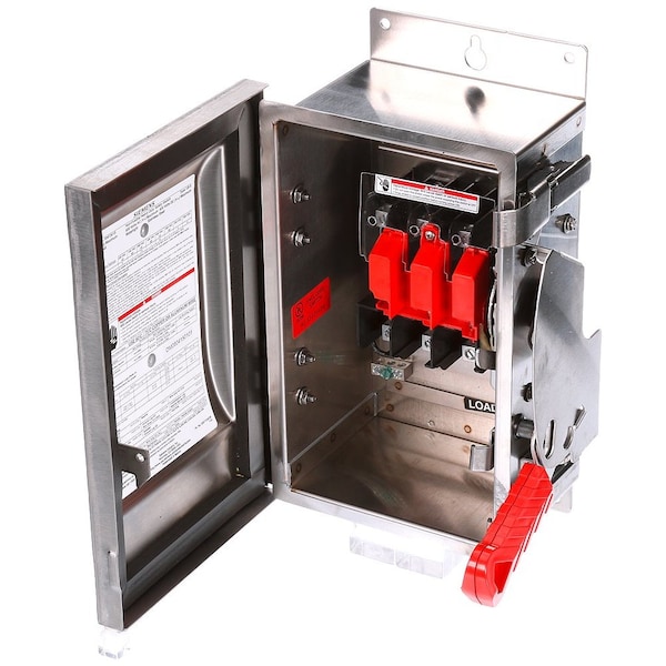 Interruptor de seguridad Siemens no fusible, uso pesado, 600V CA, 2PST, 30 A, NEMA 3R - HNF261S