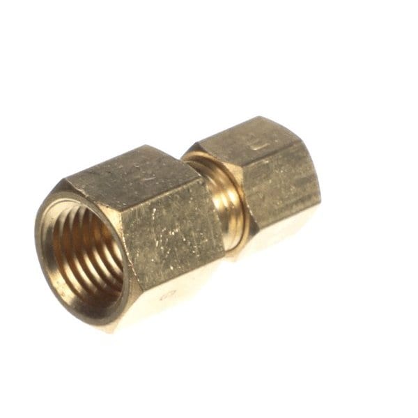 Crown Steam Brass Comp. Conn; 1/4in T X 1/4in Fpt - 9814-2