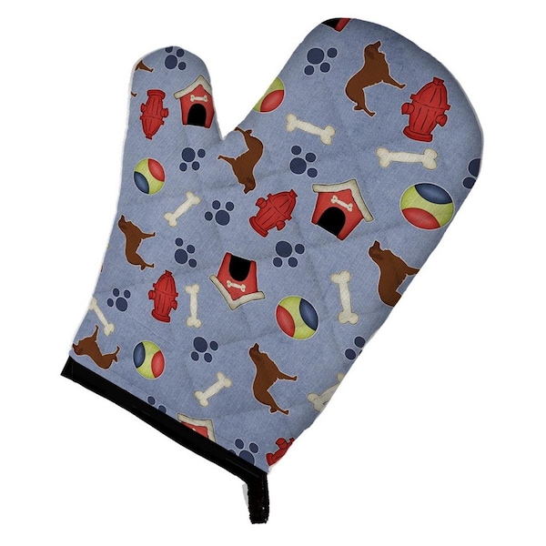 Carolines Treasures Portuguese Sheepdog Dog Dog House Collection Oven Mitt - BB3931OVMT