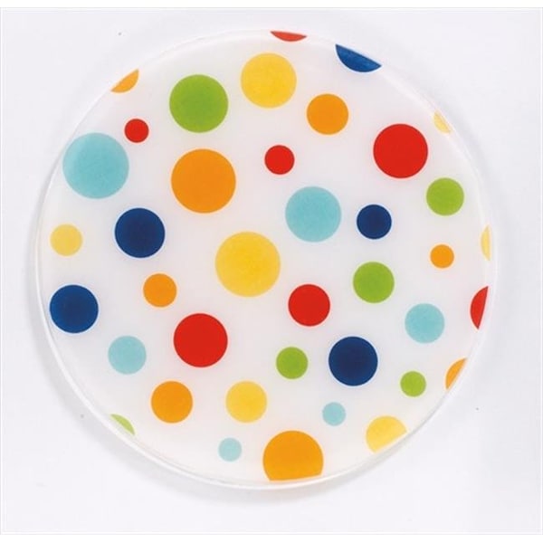 Andreas Andreas TR-63 Dots White Silicone Trivet - Pack of 3 - TR-63