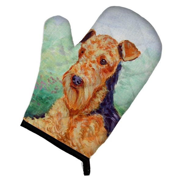 Carolines Treasures Airedale Terrier Oven Mitt - 7239OVMT