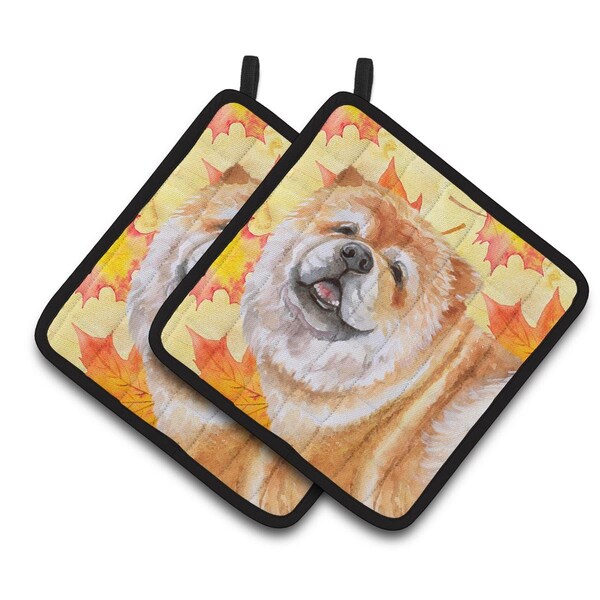 Carolines Treasures Cane Corso Fall Pair of Pot Holders - BB9956PTHD