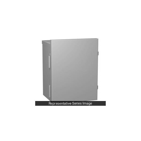 Hammond Type 3R Hinge Lift Off Cover, 24 x 24 x 8, Steel/Gray - C3R24248HCLO
