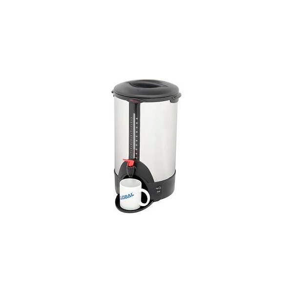 Classic Coffee Concepts Classic Coffee Concepts SSU50 - Coffee Percolator / Urn, 50-Cup, Stainless Steel, 120V - SSU50