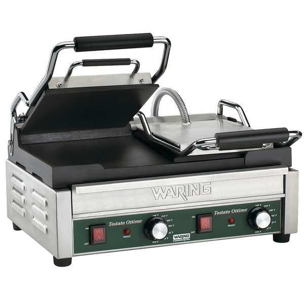 Waring Commercial Flat Plates Dual Toasting Grill 240V, 3200 Watts - WFG300