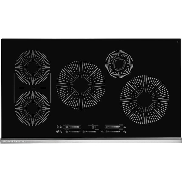 Almo Frigidaire Gallery 36-in. Black Induction Cooktop with Electronic Clock/Timer and TempLock Feature - GCCI3667AB
