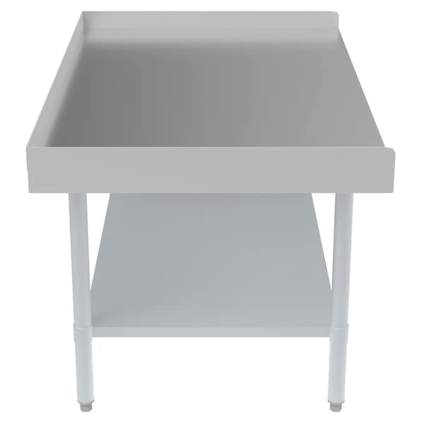 Koolmore 16 Gauge Stainless Steel Commercial Equipment Stand - 30 x 48 Heavy Duty Griddle Stand w/Undershelf - EQT-163048
