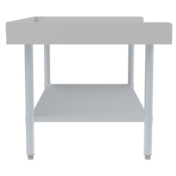 Koolmore 16 Gauge Stainless Steel Commercial Equipment Stand - 30 x 48 Heavy Duty Griddle Stand w/Undershelf - EQT-163048