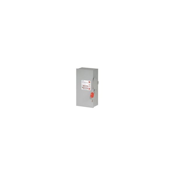 Interruptor de seguridad fusible de un solo tiro de servicio pesado Eaton, hoja visible mejorada, 30 A, DH221NGK