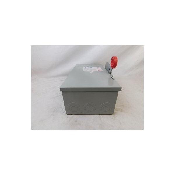 Interruptor de seguridad fusible de un solo tiro de servicio pesado Eaton, hoja visible mejorada, 30 A, DH221NGK
