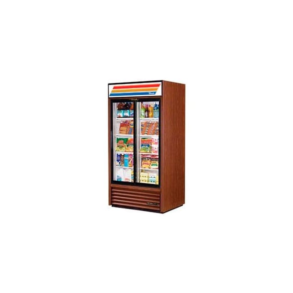 True Food Service Equipment True GDM-33 Refrigerated Merchandiser 2 Section - 39-1/2inW X 29-5/8inD X 78-5/8inH - GDM-33-HC-LD