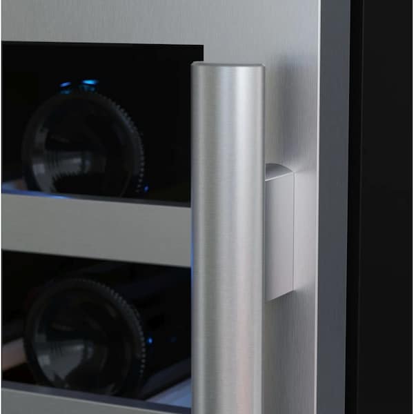 Avallon 24 Inch Wide 53 Bottle Capacity Single Zone Wine Cooler with Left Swing Door - AWC242SZLH