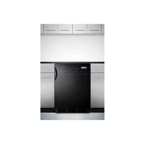 Summit Appliance Div. Summit  Commercial Built In Undercounter All Refrigerator 5.5 Cu. Ft. Black - FF7BKBI