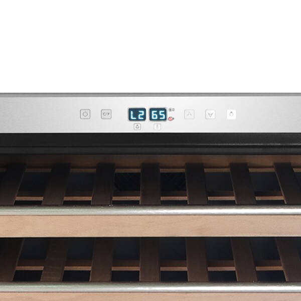 Whynter Spectrum Lightshow Stainless Steel 24" Built-in Wine Refrigerator - BWR-545XS