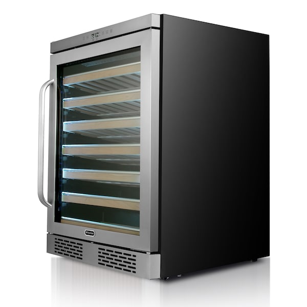 Whynter Spectrum Lightshow Stainless Steel 24" Built-in Wine Refrigerator - BWR-545XS