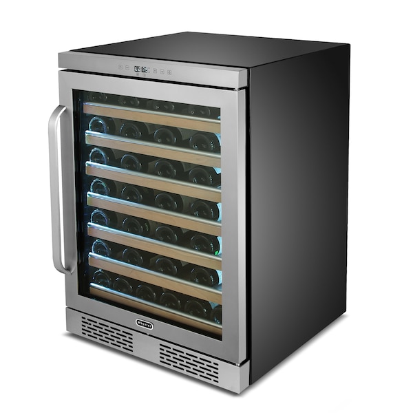 Whynter Spectrum Lightshow Stainless Steel 24" Built-in Wine Refrigerator - BWR-545XS
