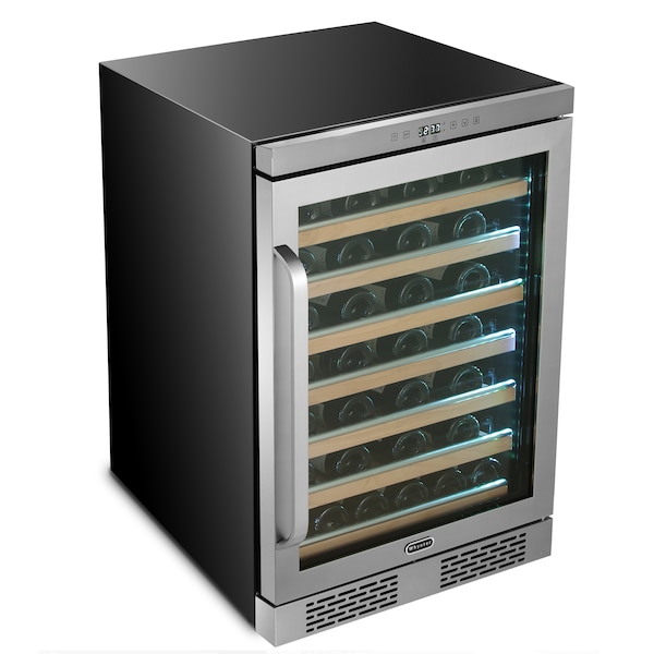 Whynter Spectrum Lightshow Stainless Steel 24" Built-in Wine Refrigerator - BWR-545XS