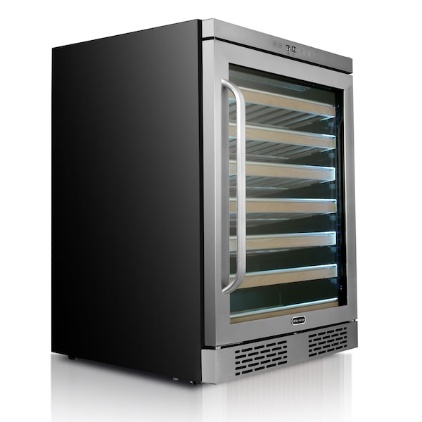 Whynter Spectrum Lightshow Stainless Steel 24" Built-in Wine Refrigerator - BWR-545XS