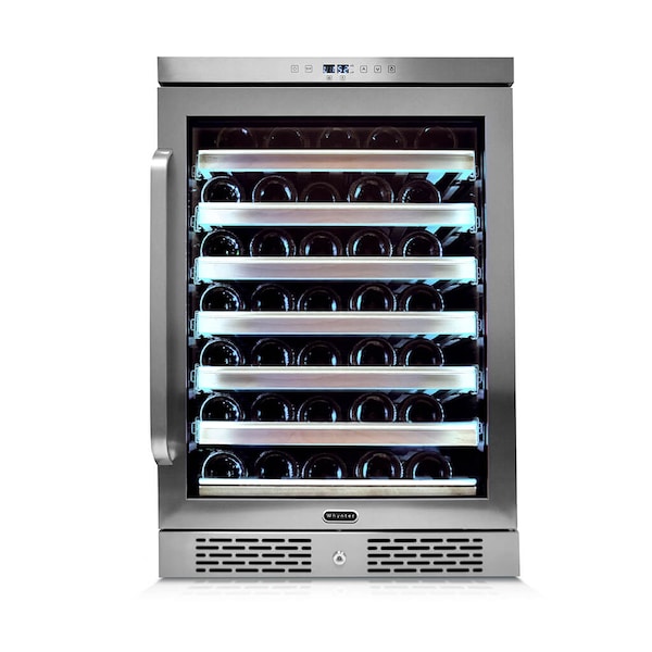Whynter Spectrum Lightshow Stainless Steel 24" Built-in Wine Refrigerator - BWR-545XS
