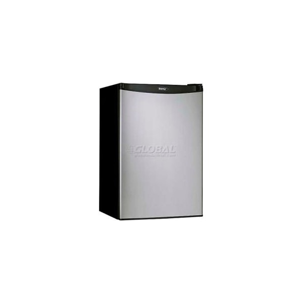Danby Products Inc Danby® Compact Refrigerator 4.4 Cu. Ft. Black/Stainless Steel - DCR044B1SLM