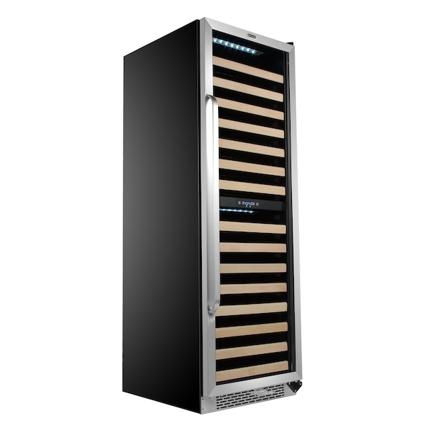Whynter Built-in Stainless Steel Dual Zone Compressor Wine Refrigerator - BWR-1642DZ
