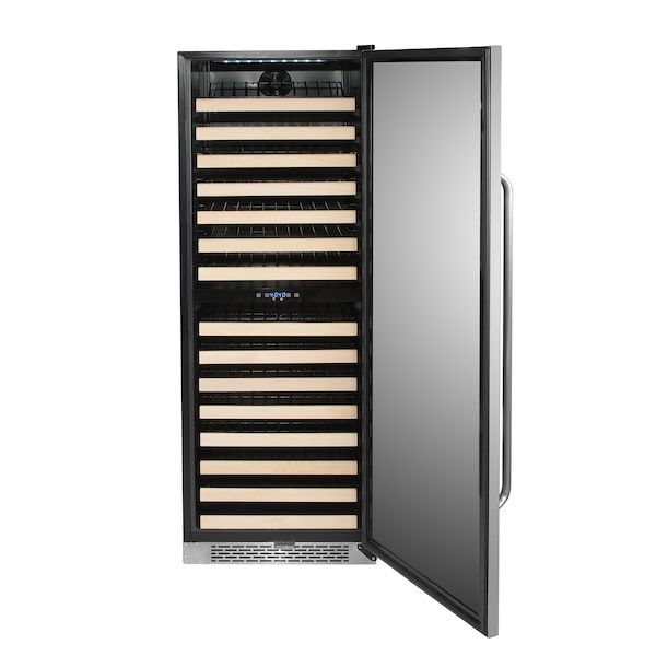 Whynter Built-in Stainless Steel Dual Zone Compressor Wine Refrigerator - BWR-1642DZ