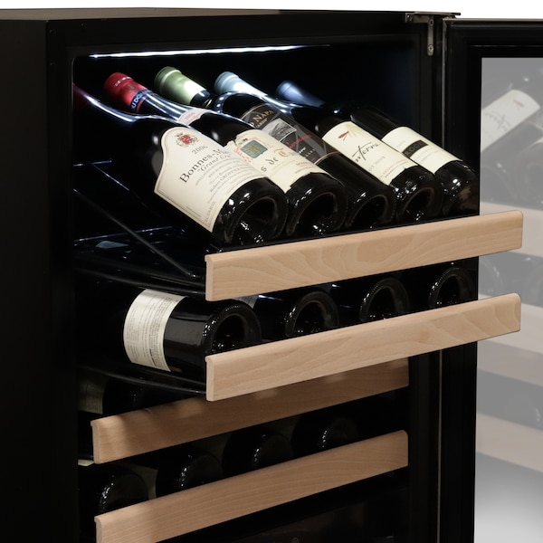 Whynter Built-in Stainless Steel Dual Zone Compressor Wine Refrigerator - BWR-1642DZ